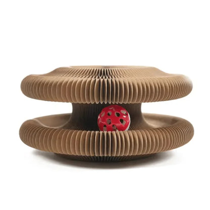 Accordion Style Cat Scratching Board Toy