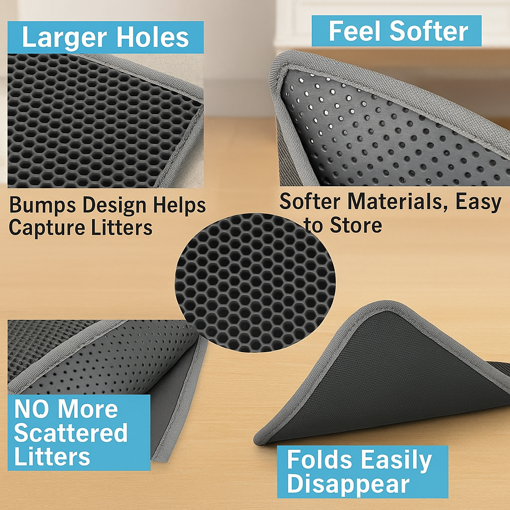 MeowMop Litter Mat