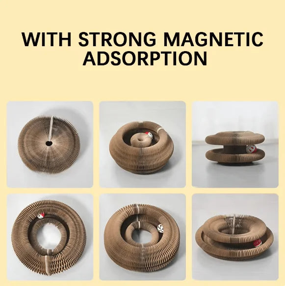 Accordion Style Cat Scratching Board Toy