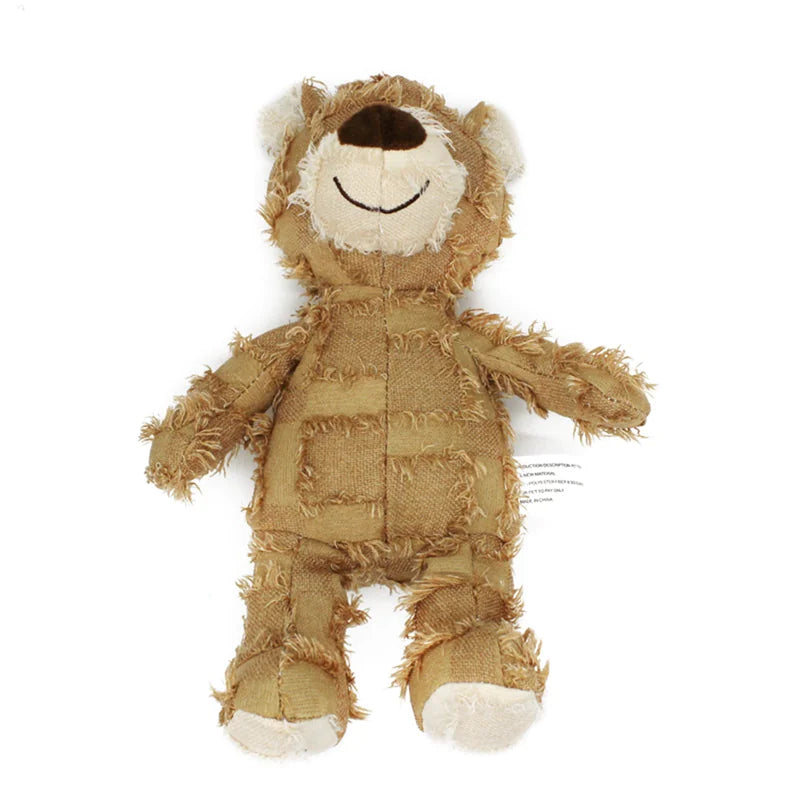Stress relief Bear Plush Squeaky Chew Toy