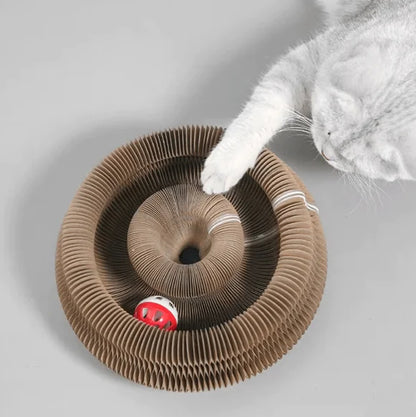 Accordion Style Cat Scratching Board Toy