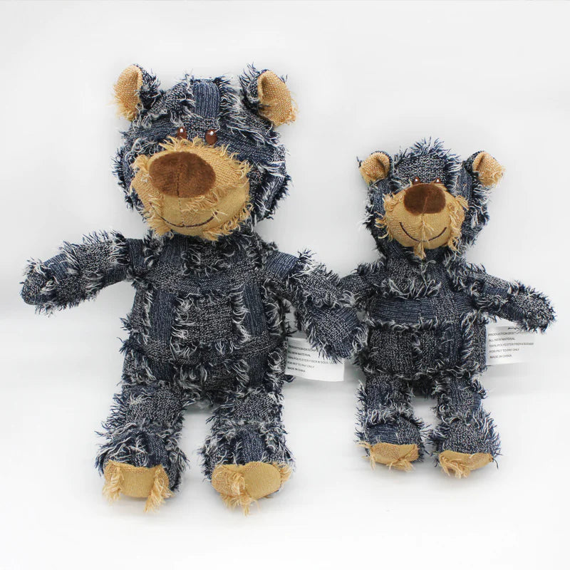 Stress relief Bear Plush Squeaky Chew Toy