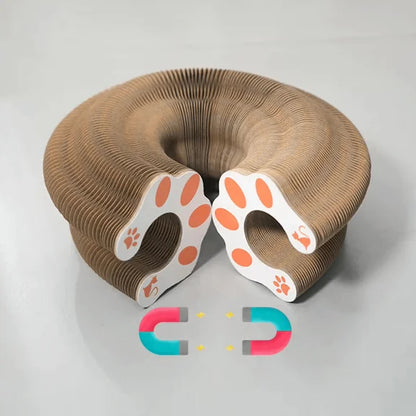 Accordion Style Cat Scratching Board Toy