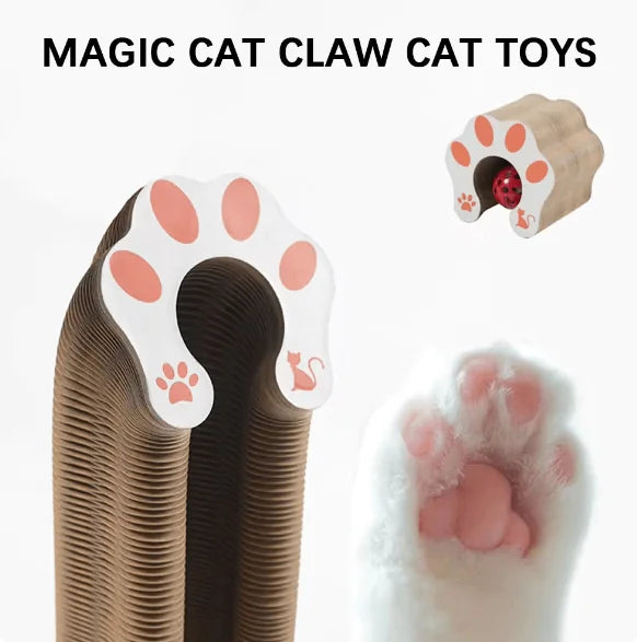 Accordion Style Cat Scratching Board Toy