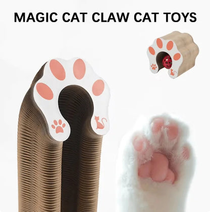 Accordion Style Cat Scratching Board Toy